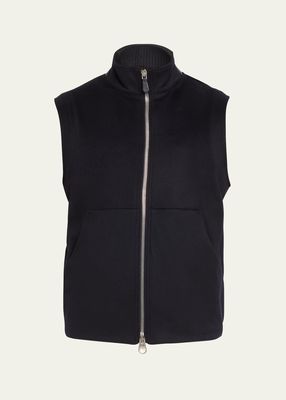 Men's Ume Cashmere Storm System Full-Zip Vest