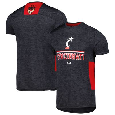 Men's Under Armour Black Cincinnati Bearcats Game Day Twist Performance T-Shirt