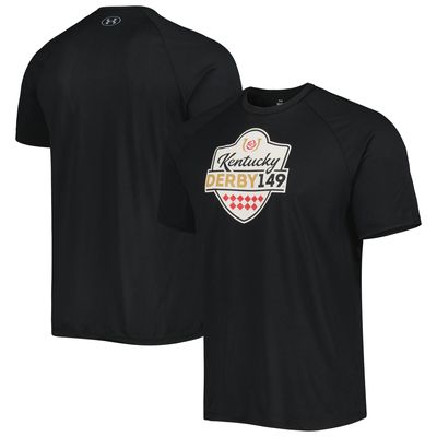 Men's Under Armour Black Kentucky Derby 149 Raglan Tech T-Shirt