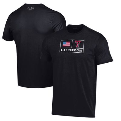 Men's Under Armour Black Texas Tech Red Raiders Freedom Performance T-Shirt