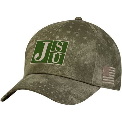 Men's Under Armour Camo Jackson State Tigers Blitzing Performance Adjustable Hat