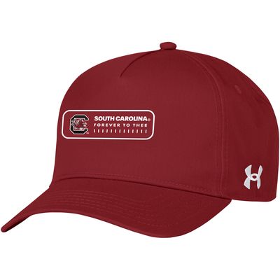 Men's Under Armour Garnet South Carolina Gamecocks 2023 Sideline Adjustable Hat