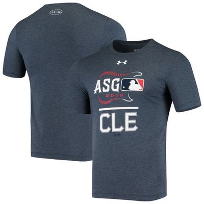 Men's Under Armour Navy 2019 MLB All-Star Game Its Baseball Performance Tri-Blend T-Shirt in Heather Navy