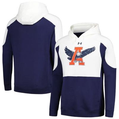 Men's Under Armour Navy Auburn Tigers Iconic Pullover Hoodie