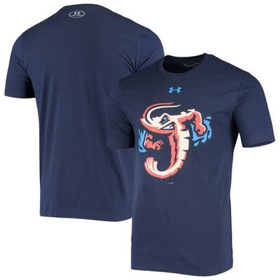 Men's Under Armour Navy Jacksonville Jumbo Shrimp T-Shirt