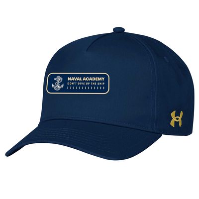 Men's Under Armour Navy Navy Midshipmen 2023 Sideline Adjustable Hat