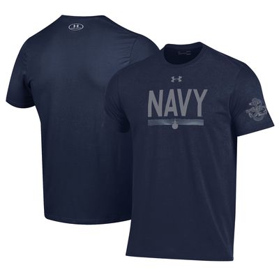 Men's Under Armour Navy Navy Midshipmen Silent Service T-Shirt