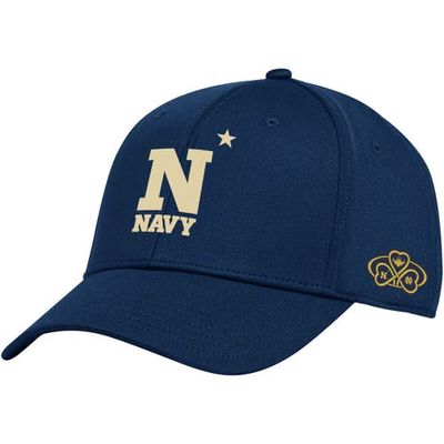 Men's Under Armour Navy Navy Midshipmen Special Game Blitzing Iso-Chill Adjustable Hat