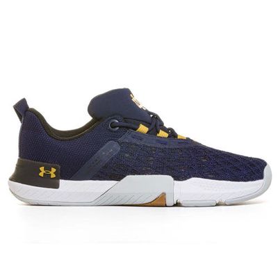 Men's Under Armour Navy Notre Dame Fighting Irish TriBase Reign 5 Training Shoes