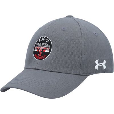 Men's Under Armour Patrick Mahomes Gray Texas Tech Red Raiders Ring of Honor Adjustable Hat