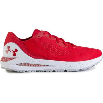 Men's Under Armour Red Wisconsin Badgers HOVR Sonic 5 Running Shoes