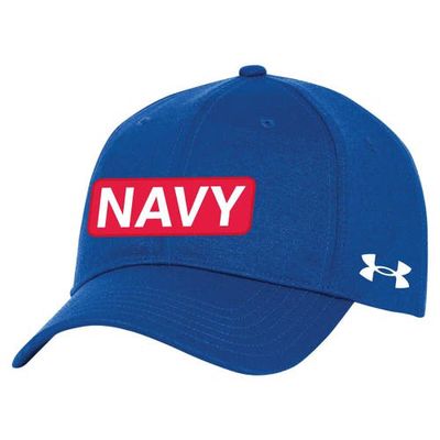 Men's Under Armour Royal Navy Midshipmen 2022 Special Games NASA Adjustable Hat