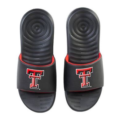 Men's Under Armour Texas Tech Red Raiders Ansa Slide Sandals in Black