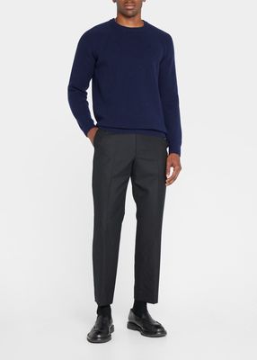 Men's Upson Cashmere-Wool Crewneck Sweater
