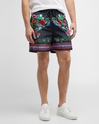 Men's V-Emblem Garden Shorts