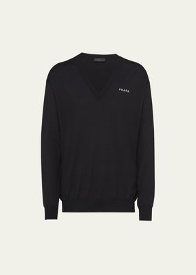 Men's V-Neck Cashmere Sweater