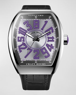 Men's Vanguard Racing Automatic Black and Purple Accent Watch