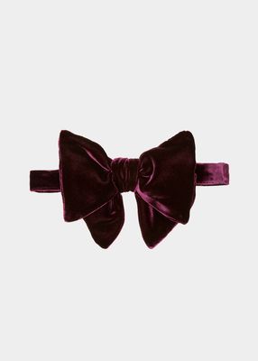 Men's Velvet Butterfly Bow Tie