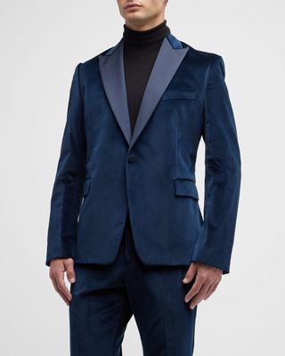 Men's Velvet Two-Piece Tuxedo