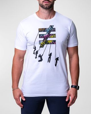 Men's Village Embroidered Icon T-Shirt