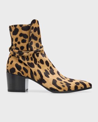 Men's Villy Leopard-Print Boots