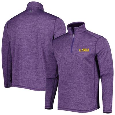 Men's Vineyard Vines Purple LSU Tigers Sankaty Quarter-Zip Sweatshirt