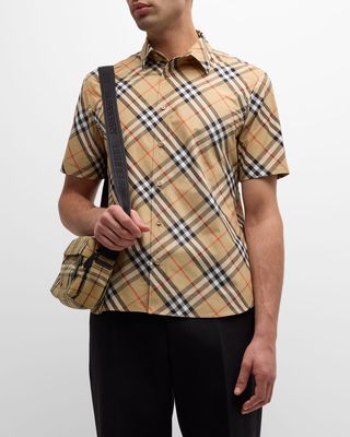 Men's Vintage Check Sport Shirt