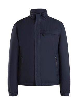 Men's Waterproof Windbreaker Jacket - Blue - Size Small - Blue - Size Small