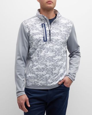Men's Weld Elite Hybrid Half-Zip Sweater