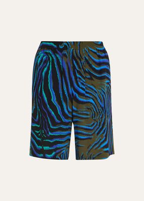 Men's Wildflower West Tiger Print Shorts