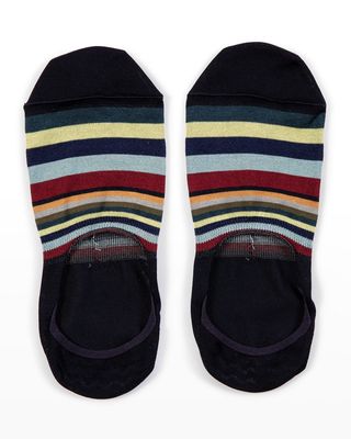 Men's Wiz Stripe No-Show Socks