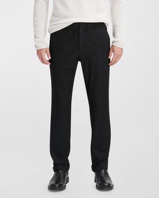 Men's Wool-Blend Flannel Pants