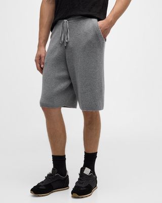 Men's Wool-Blend Sweat Shorts