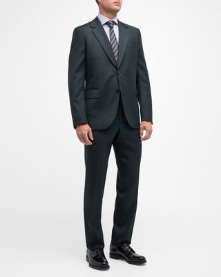 Men's Wool-Cashmere Slim Two-Piece Suit