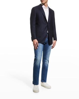 Men's Wool-Cashmere Solid Blazer