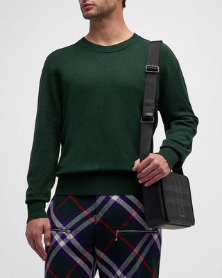 Men's Wool Drop-Shoulder Sweater