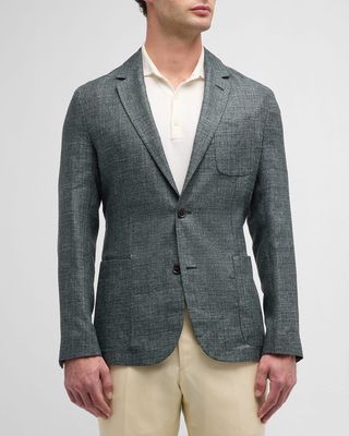 Men's Wool-Linen Sport Jacket