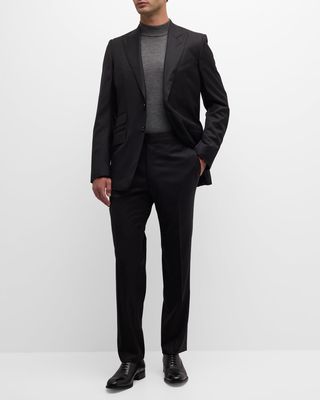 Men's Wool-Silk Master Twill Suit