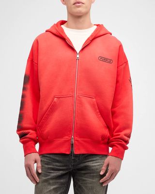 Men's Wordmark Full Zip Hoodie