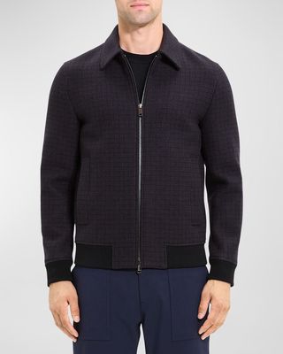 Men's Wyatt Jacket in Rush Micro Check