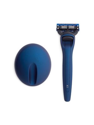 Men's X1 2-Piece Matte Shaving Set - Blue - Blue