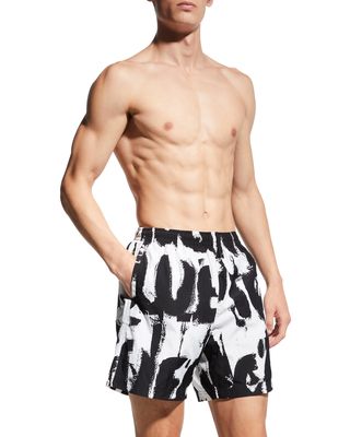 Men's XL Graffiti Swim Shorts