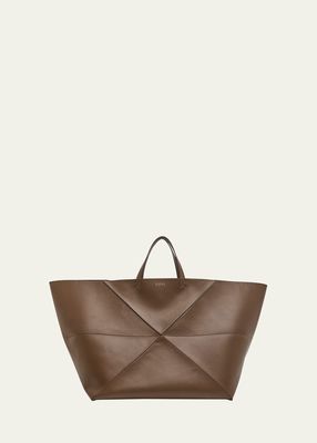 Men's XL Leather Puzzle Tote Bag