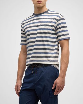 Men's Yarn-Dyed Striped T-Shirt