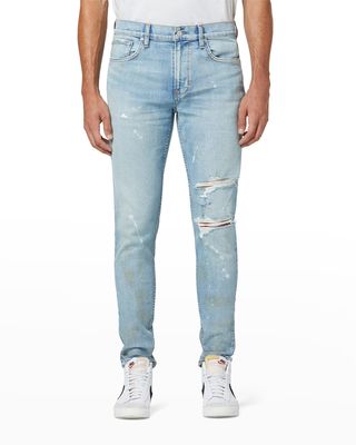 Men's Zack Skinny Jeans with Zip Fly