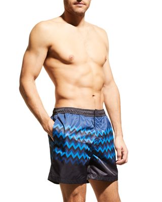 Men's Zigzag Swim Shorts