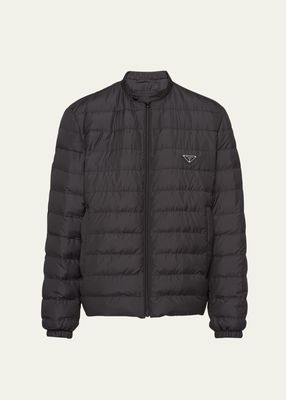 Men's Zip-Front Puffer Jacket