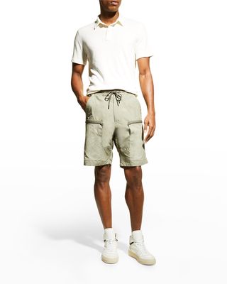 Men's Zip-Pocket Cargo Shorts