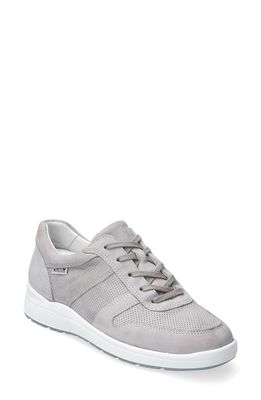 Mephisto Rebecca Perforated Sneaker in Light Grey