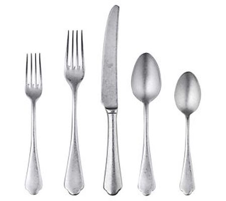 Mepra Dolce Vita 20-Piece Flatware Set, Pewter